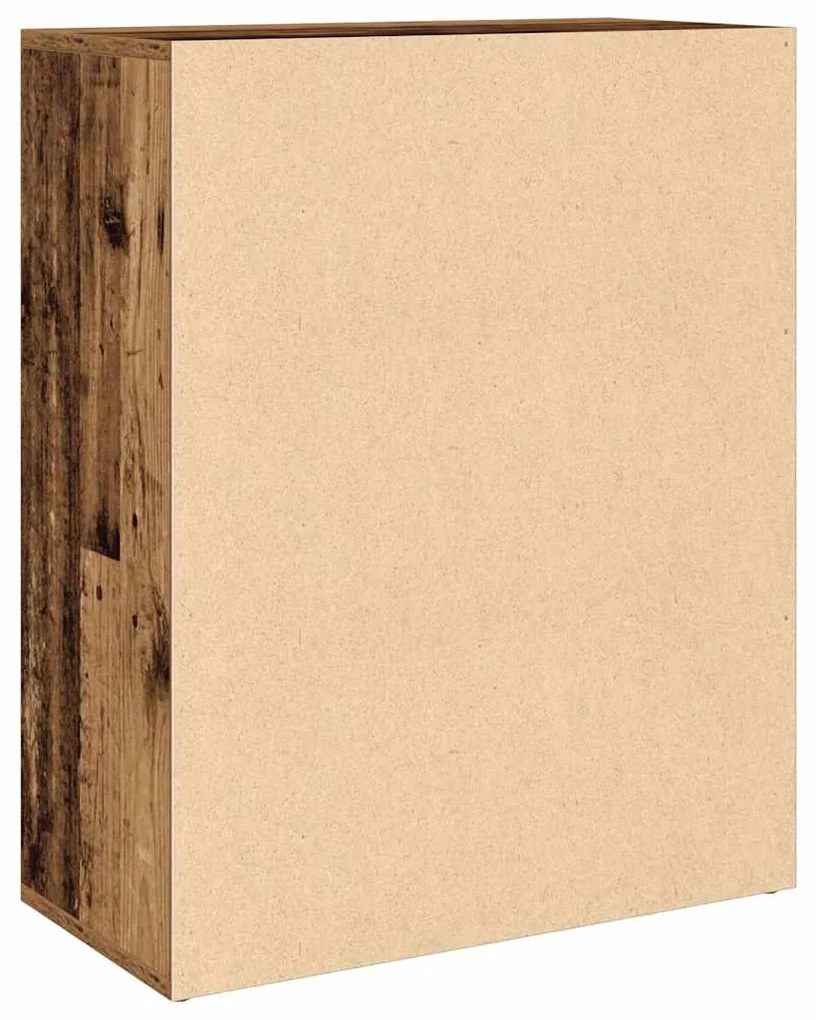 vidaXL Sideboard Παλιό ξύλο 60x30x75 cm Ξύλο μηχανής