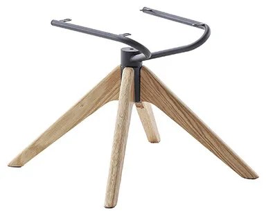 Bali Καρεκλα Relax Μαύρη + Υποπόδιο 83x86x102 cm