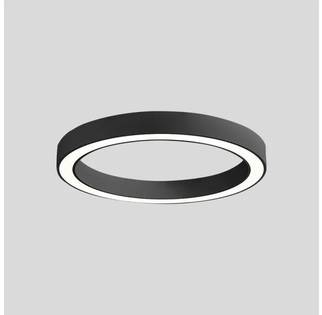 Πλαφονιέρα Φωτιστικό Οροφής LED 42W Μαύρο CCT Dimmable Redo-600 SunLight-REDO-600-Μαύρο REDO-600