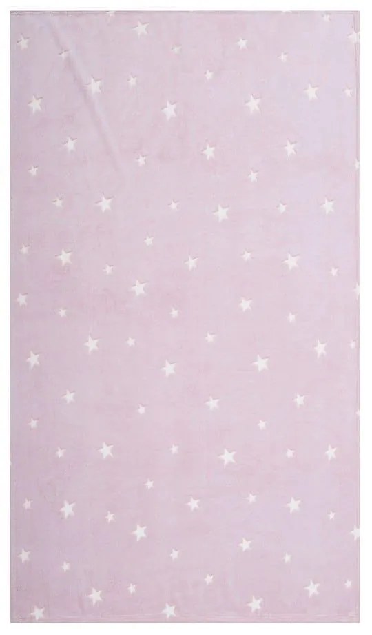 Κουβέρτα Βρεφική Fleece Glow Interstellar Pink Nef-Nef Κούνιας 110x150cm Πολυέστερ