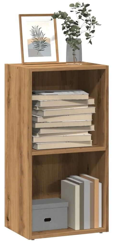 vidaXL Βιβλιοθήκη Αρτισιανή Δρυς 40x30x77 εκ. από Επεξεργασμένο Ξύλο