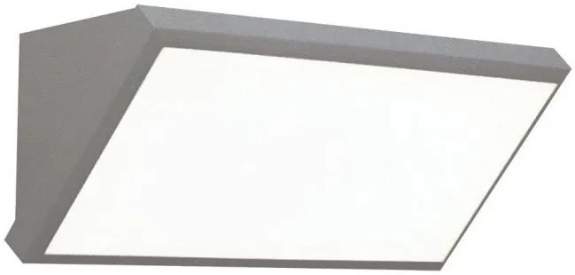 V-TAC LED Φωτιστικό Τοίχου Soft Light Αδιάβροχο 20W Γκρι Θερμό Λευκό 8236
