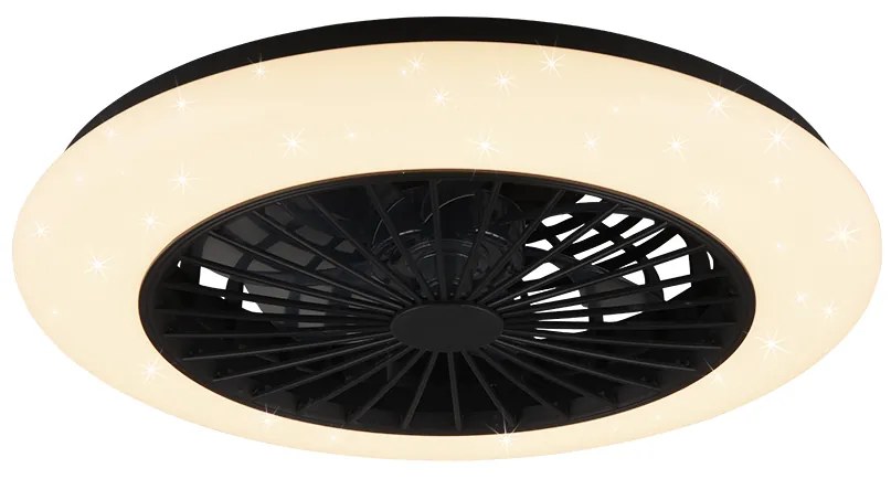 Ανεμιστήρας Οροφής Μαύρο Ματ 50cm Led  26,8w 3000-6500K 2600lm Trio Lighting Stralsund R62522132