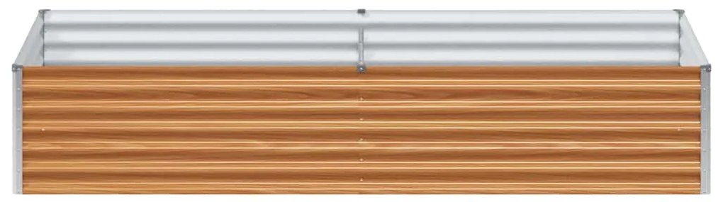vidaXL Υπερυψωμένη Ζαρντινιέρα 195 x 100 x 36 εκ Επικαλυμμένος Χάλυβας