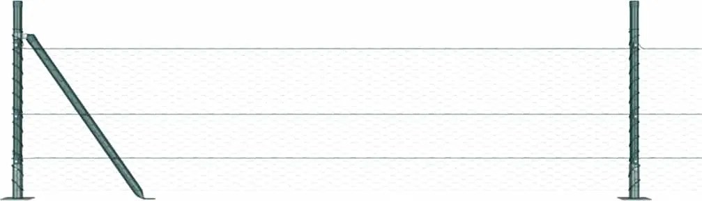 vidaXL Στύλος Περιφράξεων Πράσινο