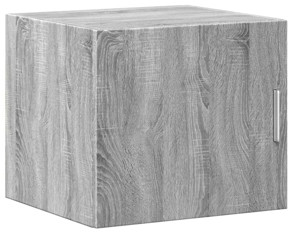 Ντουλάπι Τοίχου Γκρι Sonoma 45x42,5x40 εκ. Επεξεργασμένο Ξύλο