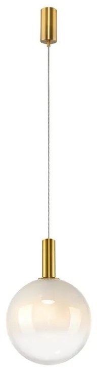 Φωτιστικό Κρεμαστό Viokef Fosca 4331200 3000K Λευκό (White)Χρυσό Χρώμα