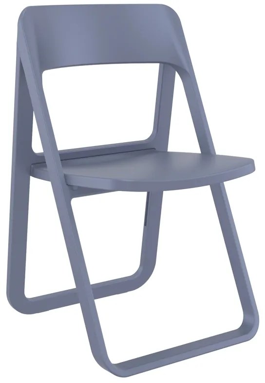 ΚΑΡΕΚΛΑ ΝΤΡΙΜ DARK GREY(Σ4)ΠΤΥΣ/ΝΗ ΠΟΛ/ΝΙΟΥ 48Χ52Χ82εκ.
