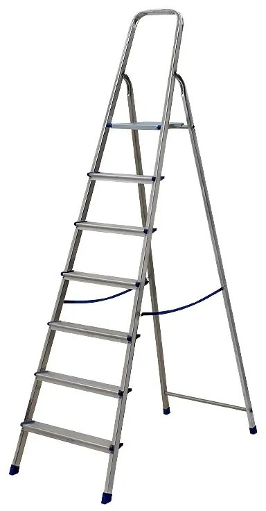Framar Σκάλα Αλουμινίου Ιταλιας Ασημί 218x52εκ.