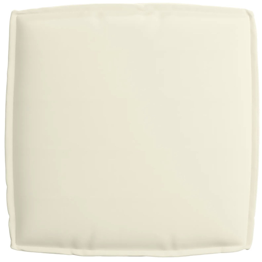 vidaXL Μαξιλάρι Παλέτας για Κάθισμα Κρεμ 60 x 60 x 12 εκ Υφάσματος Oxford