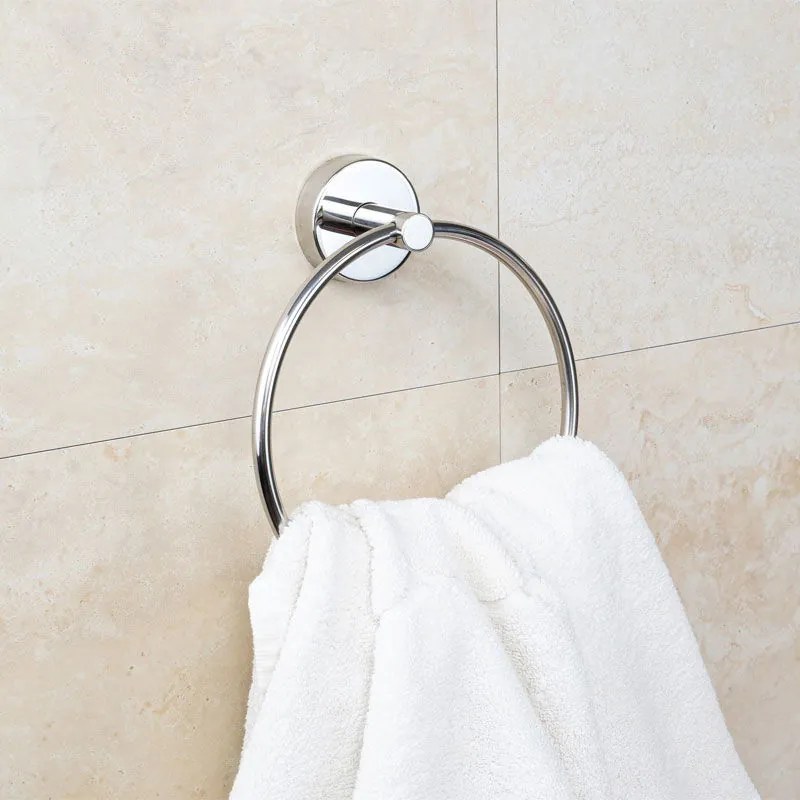 Πετσετοκρεμάστρα κρίκος KARAG UNO I-Χρωμέ