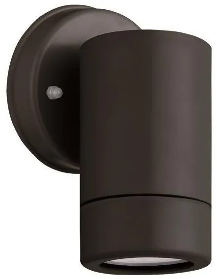Σποτ Φωτιστικό Τοίχου DOWN Πλαστικό IP65 GU10 Eurolamp-145-82051-Μαύρο 145-82051