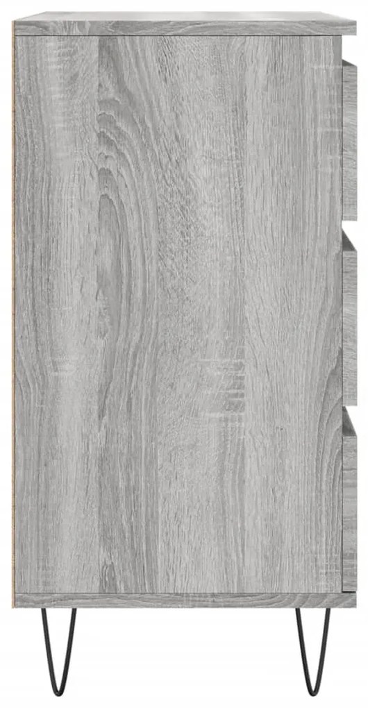 vidaXL Ντουλάπι Γκρι Sonoma 60x35x70 εκ. από Επεξεργασμένο Ξύλο