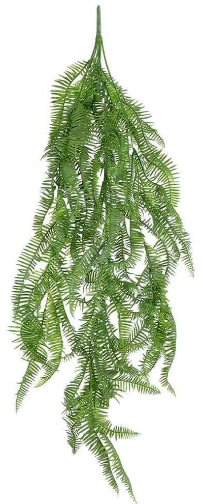 Τεχνητό Κρεμαστό Φυτό Fern 20833 30x8x87cm Green GloboStar Πολυαιθυλένιο