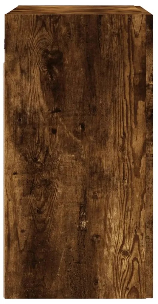 vidaXL Ντουλάπι Τοίχου Καπνιστή Δρυς 60x31x60 εκ. Επεξεργασμένο Ξύλο