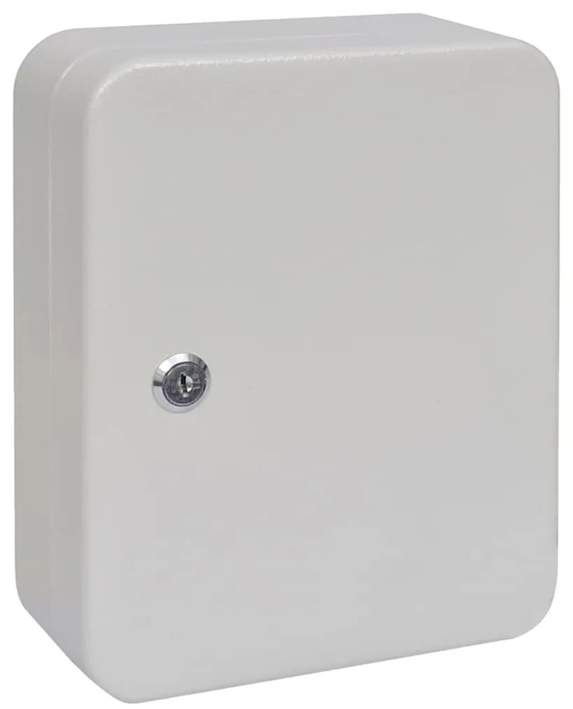 vidaXL Κουτί Κλειδιών Ελεφαντόδοντο 20 x 7,5 x 25 εκ Ατσάλι