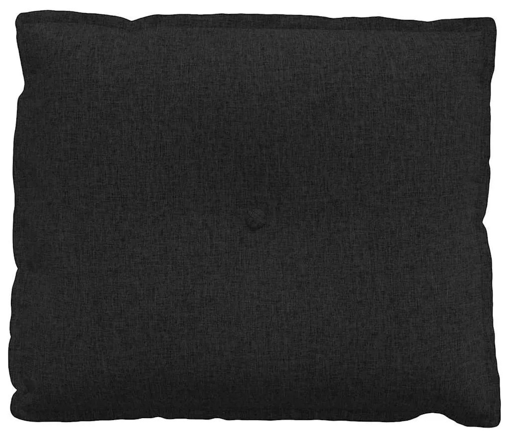 vidaXL Μαξιλάρι Πλάτης Μαύρο 60 x 19 x 50 εκ ύφασμα