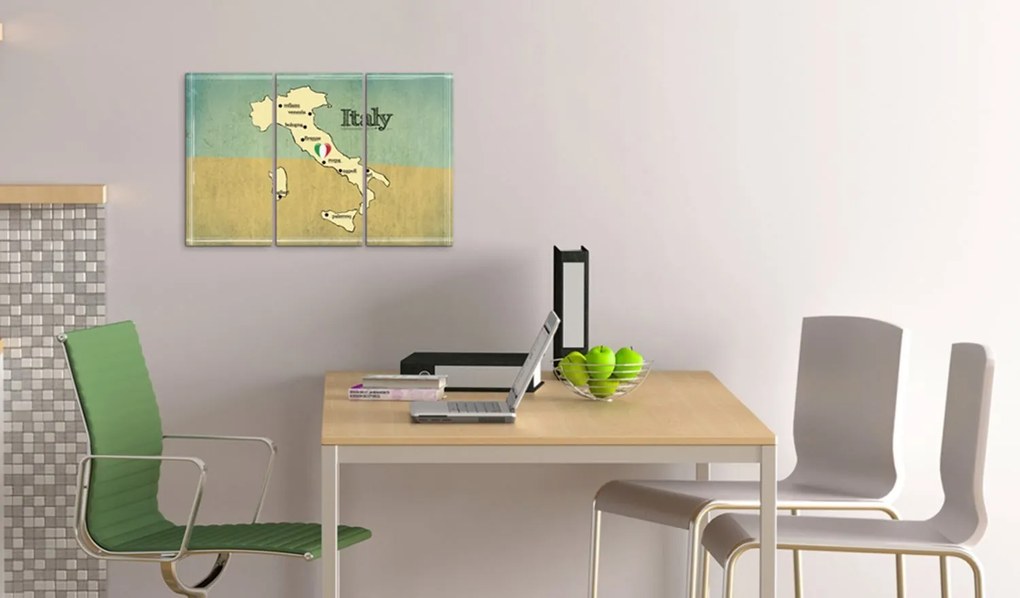 Πίνακας - Heart of Italy - triptych 90x60