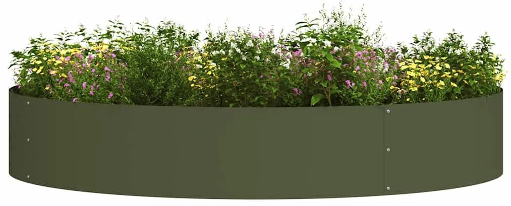 vidaXL Γλάστες Κήπου 5 τεμ Ελιάς 120x120x20 εκ. Χάλυβας