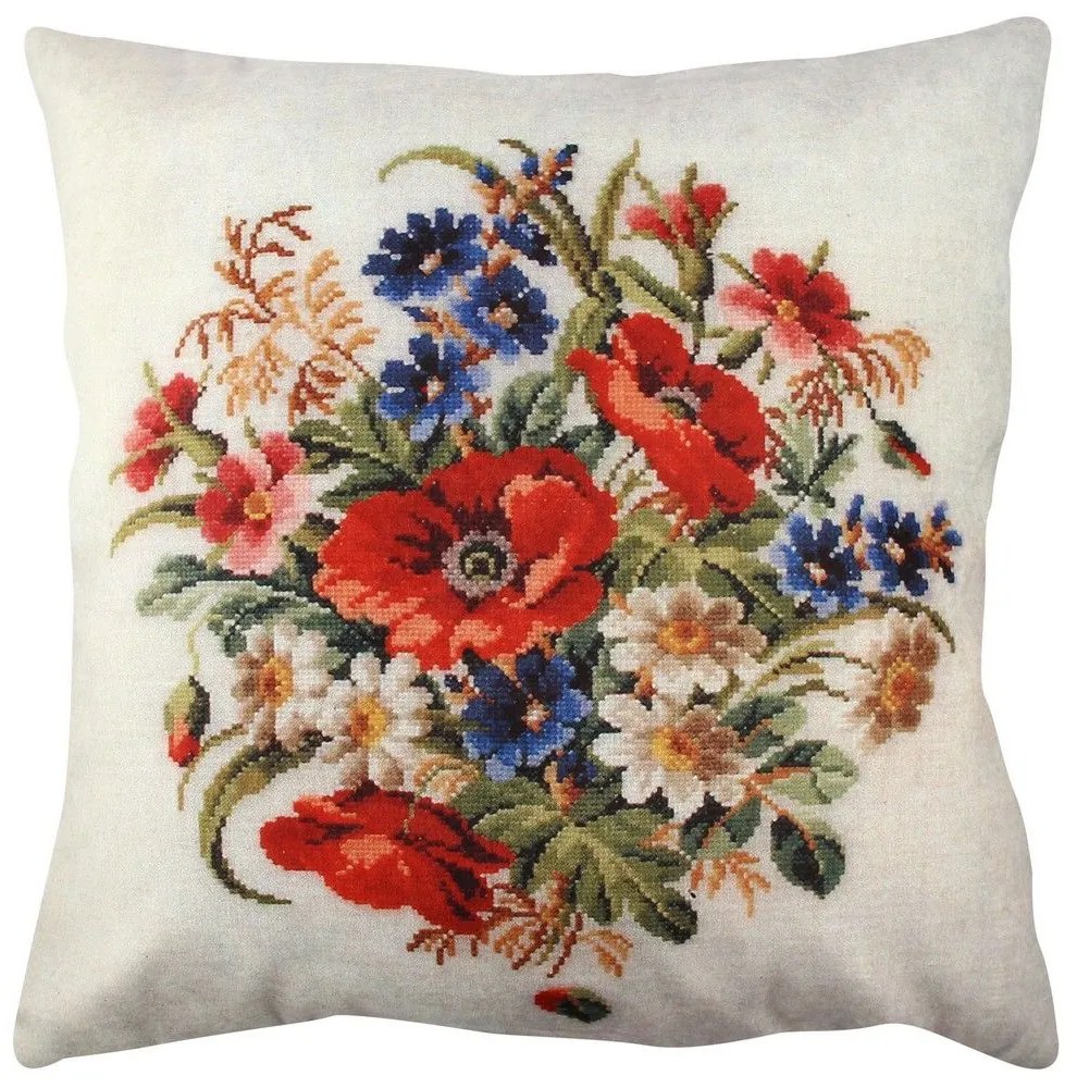 Μαξιλάρι Διακοσμητικό (Με Γέμιση) A11852 Multi Aberto Design 43X43 Cotton-Polyester
