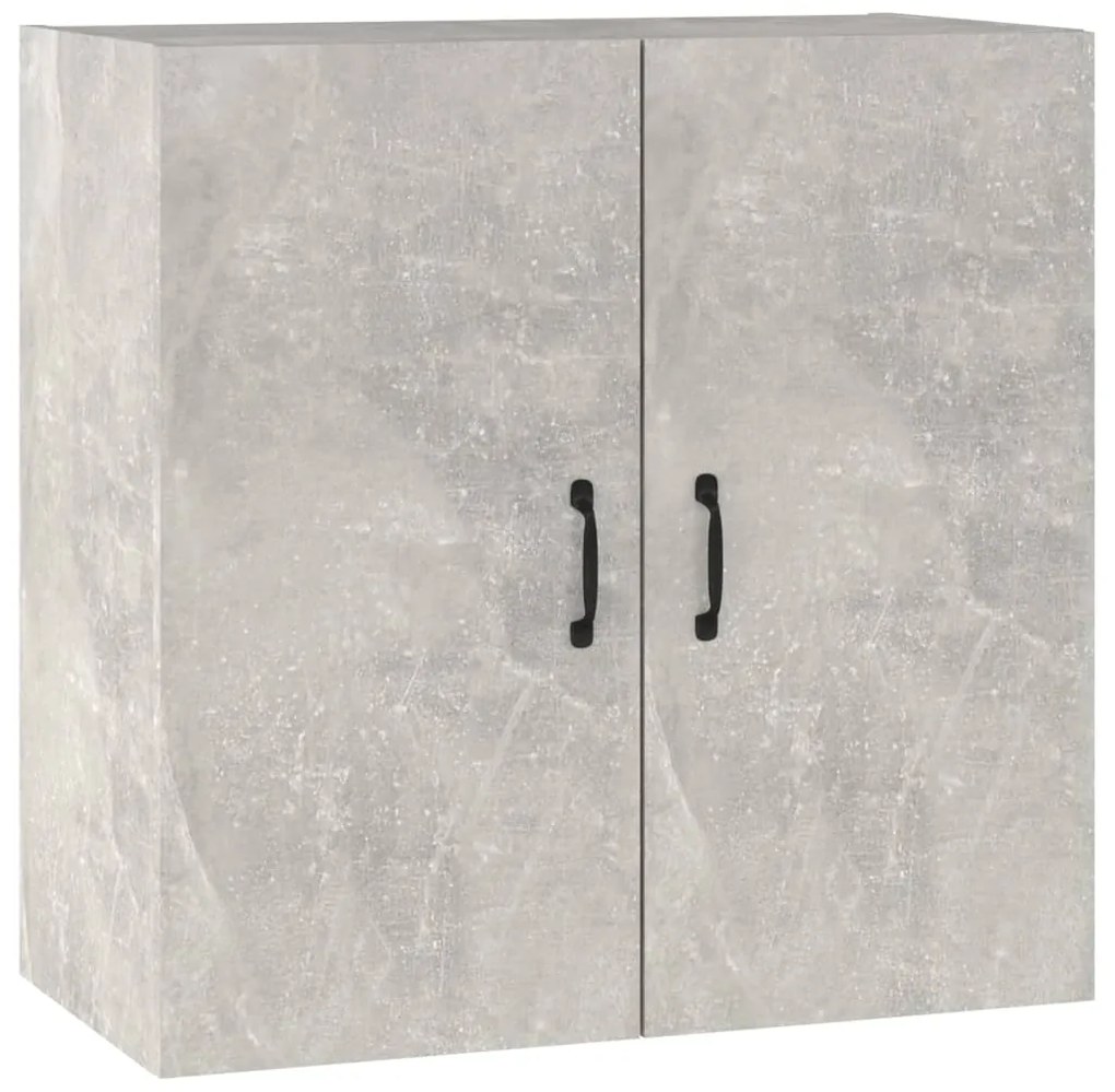 vidaXL Ντουλάπι Τοίχου Γκρι Σκυρ. 60x31x60 εκ. Επεξεργασμένο Ξύλο