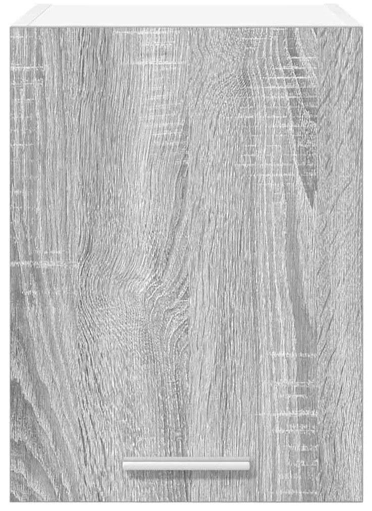 vidaXL Κρεμαστό ντουλάπι Γκρι Σομόνα και Λευκό 30 x 31 x 40 εκ.