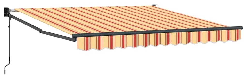 vidaXL Σκηνίτσα Αναδιπλούμενη Striped Κίτρινο, Πορτοκαλί. 300 x 250 εκ