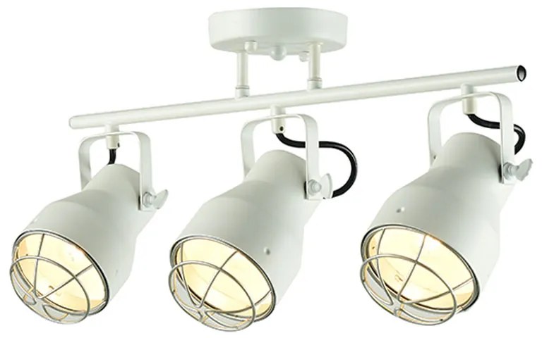 Σποτ Τρίφωτο Aca Dakota EG169903CW White Matt