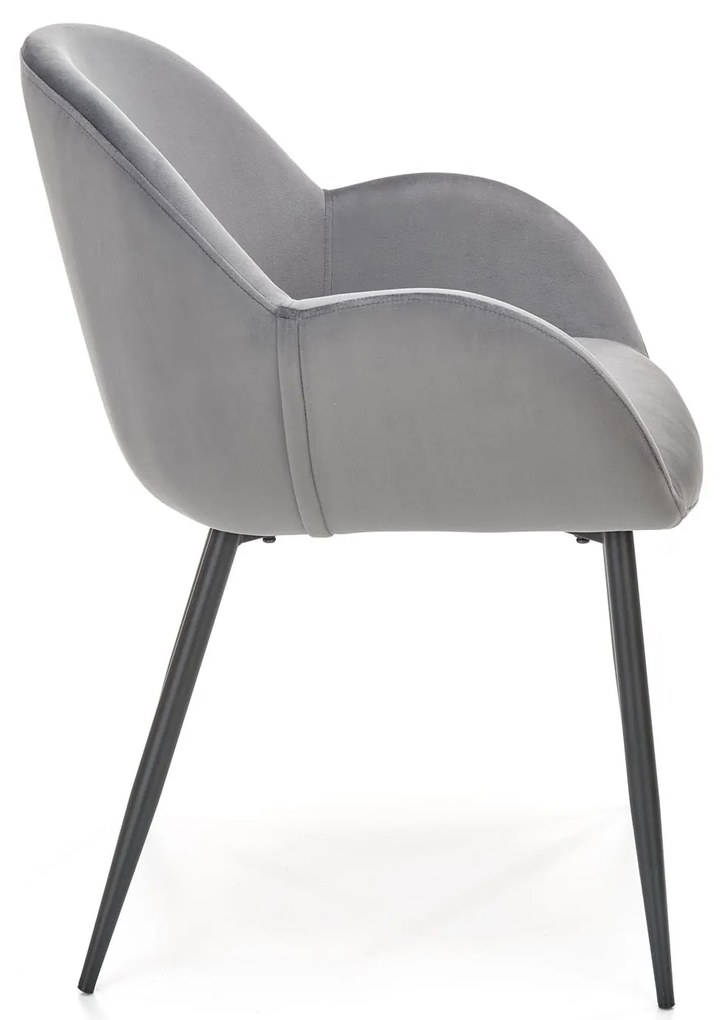 K480 chair grey DIOMMI V-CH-K/480-KR-POPIEL