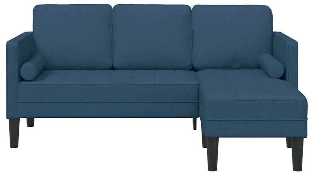 vidaXL Σετ Καναπέ Μπλε 173 x 131 x 67 εκ ύφασμα