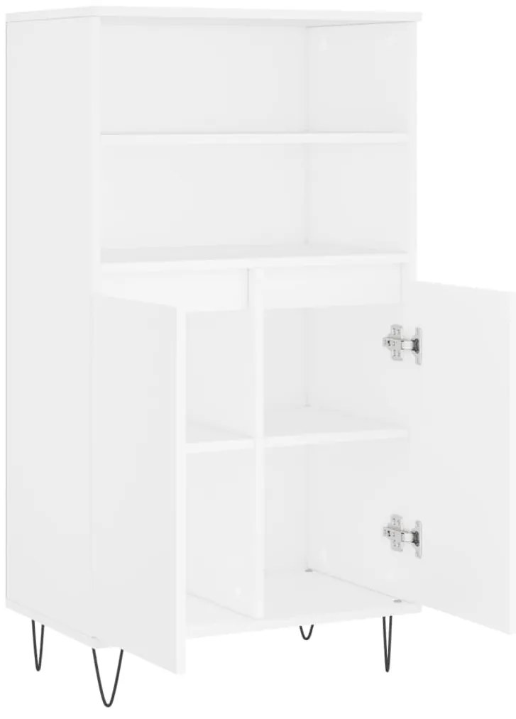 vidaXL Ντουλάπι Λευκό 60 x 36 x 110 εκ. από Επεξεργασμένο Ξύλο