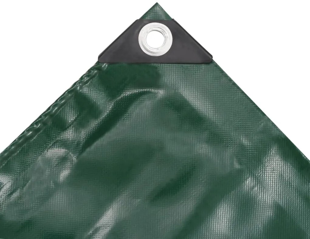 vidaXL Μουσαμάς Πράσινος 1,5 x 6 μ. 650 γρ./μ.²