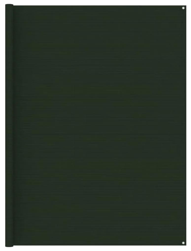 vidaXL Χαλί Σκηνής Σκούρο Πράσινο 250 x 350 εκ.
