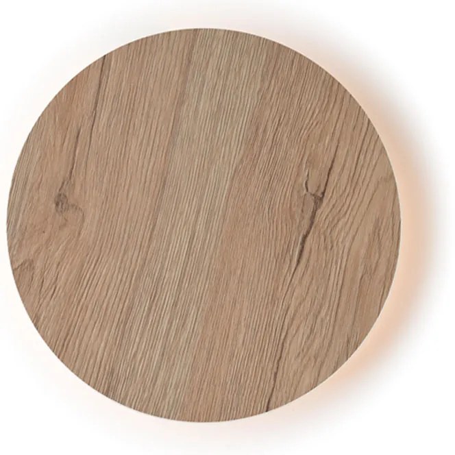 Απλίκα Τοίχου LED Aca Eclipse ZM1715LEDWLW Light Wood