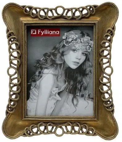 ΚΟΡΝΙΖΑ Fylliana FL24057 15x20 ΧΡΥΣΟ ΑΝΤΙΚΕ ΧΡΩΜΑ 24x3x29εκ 279-225-300