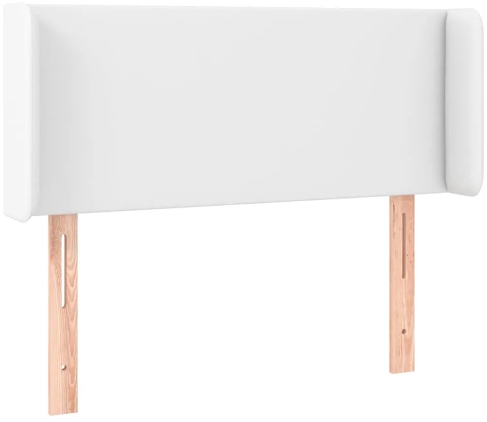Κεφαλάρι Κρεβατιού LED Λευκό 103x16x78/88 εκ. Συνθετ. Δέρμα 3123041
