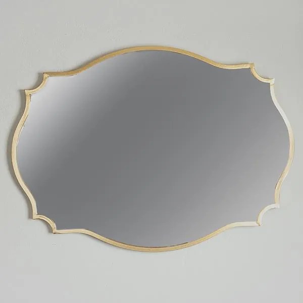 Καθρέπτης Τοίχου Μεταλλικός Χρυσός 90x2,5x60εκ. ESTHETI 751-11033