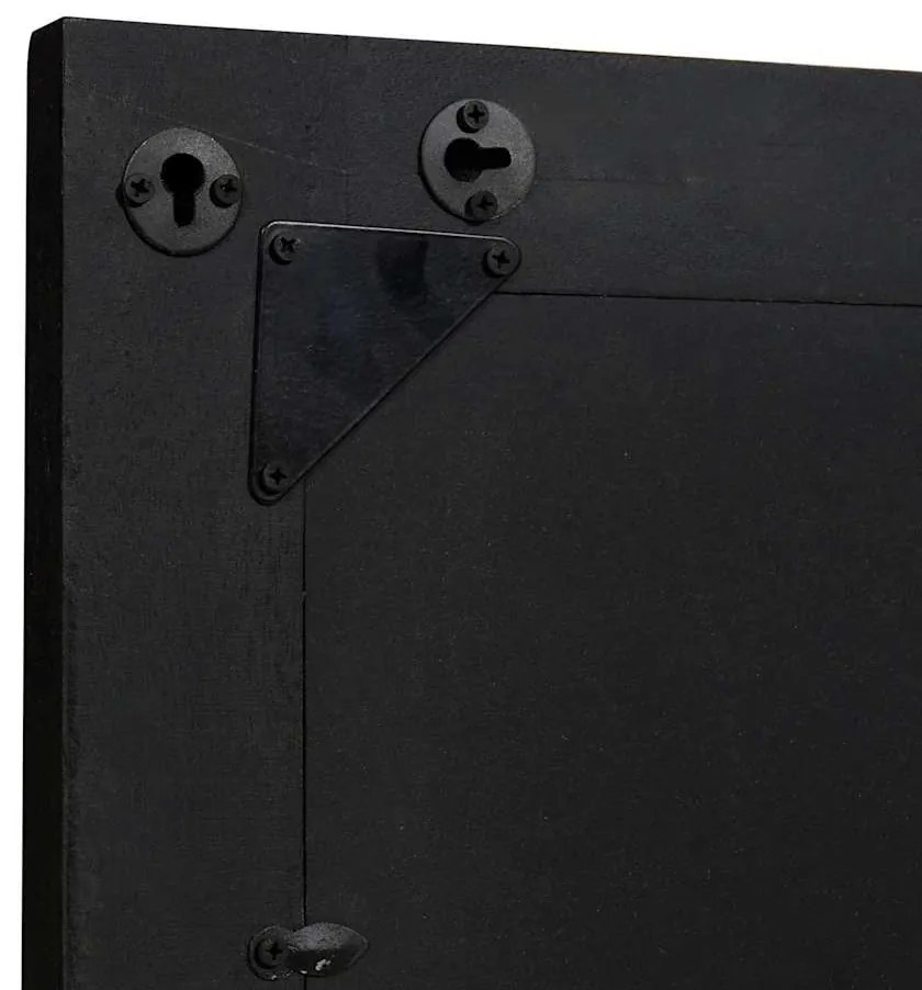 vidaXL Καθρέφτης Μπάνιου με καθρέφτη Μαύρο και Ασημί 70 x 50 x 2,5 εκ.