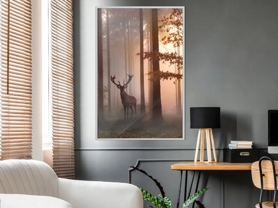 Αφίσα - Forest Seclusion - 20x30 - Χρυσό - Χωρίς πασπαρτού