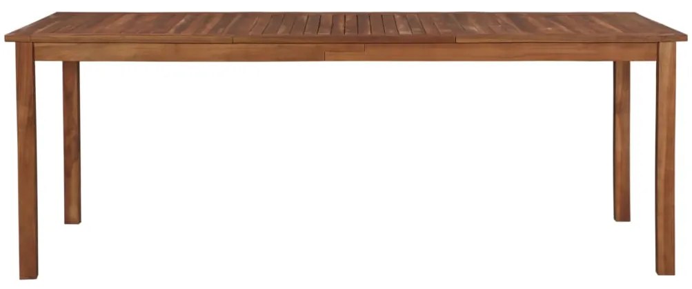 vidaXL Τραπέζι Κήπου 200 x 100 x 74 εκ. από Μασίφ Ξύλο Ακακίας