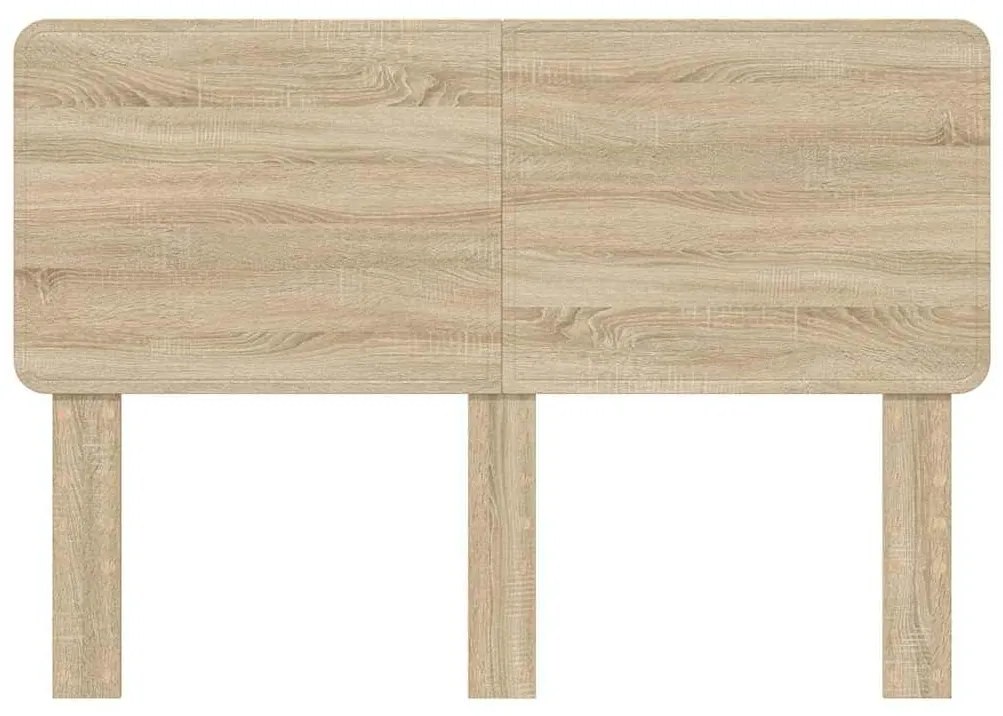 vidaXL Κεφαλάρι με κεφαλάρι Δρύς Sonoma 160 cm Επεξεργασμένο ξύλο