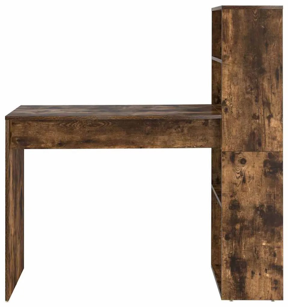 vidaXL Γραφείο Καπνιστή δρυς 113 x 54 x 120 εκ. Επεξεργασμένο ξύλο