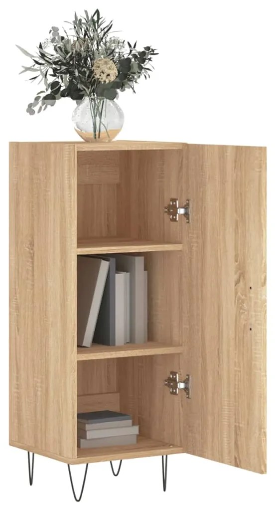 vidaXL Ντουλάπι Sonoma Δρυς 34,5x34x90 εκ. από Επεξεργασμένο Ξύλο