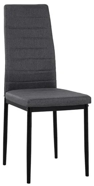 Καρέκλα Lady HM0037.20 Grey 40x48x95 εκ. Σετ 4τμχ Metal, Fabric
