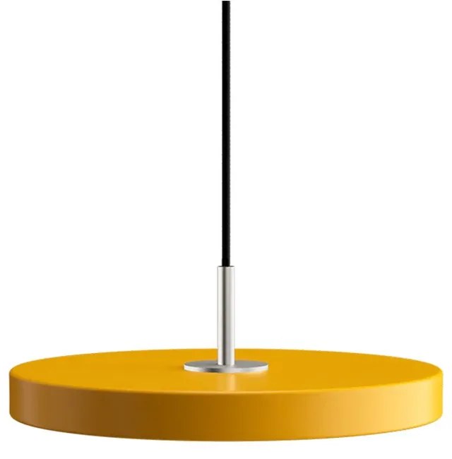 Φωτιστικό Οροφής Asteria Mini Steel 2211C4174 Φ31x3.3cm Led 900lm 14W 3000k Saffron Yellow Umage