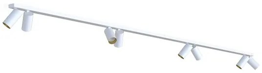 Σποτ Φωτιστικό Ράγας 8xGU10 10W IP20 Mono 2x150 Nowodvorski 7694 Λευκό-Χρυσό