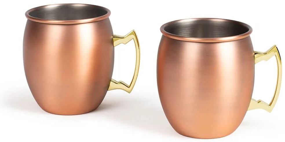 Σετ ποτήρια Moscow Mule Livoo με χωρητικότητα 500ml - 2 τεμάχια