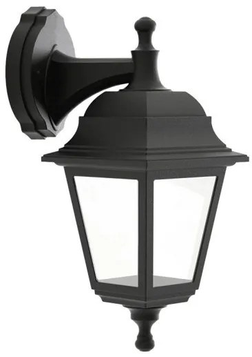 Φανάρι Απλίκα Φωτιστικό Τοίχου 1xE27 Μαύρο IP44 LP-350-1 42-0022 Heronia Lighting-42-0022-Μαύρο 42-0022