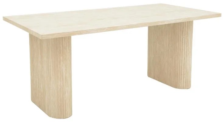 Τραπέζι Loozir mdf σε φυσική απόχρωση 180x90x75εκ