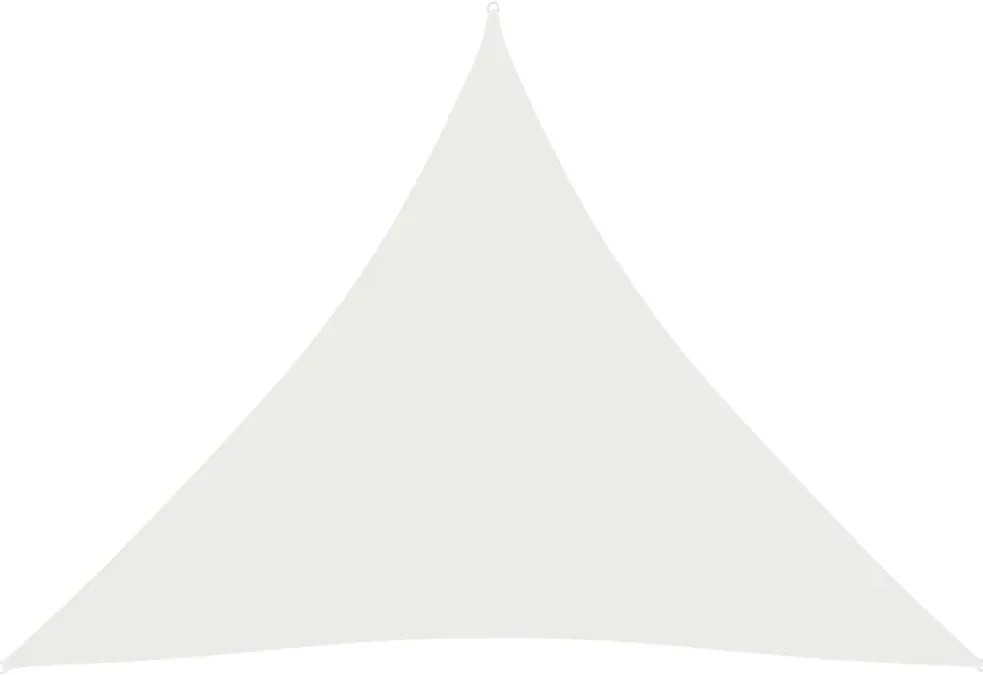 vidaXL Πανί Σκίασης Λευκό 4 x 4 x 4 μ. από HDPE 160 γρ./μ²